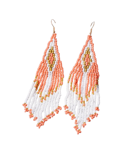 Boho Tassel Beaded Drop