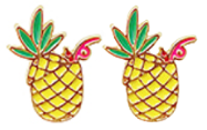 Tropical Multi Enamel Earrings