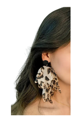 Bohemian Animal Print Earrings