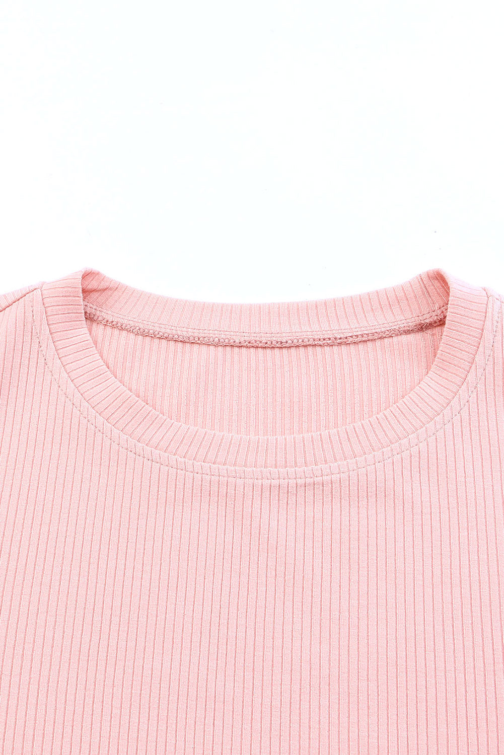 Dotty Layered Ruffle Ribbed Knit Top