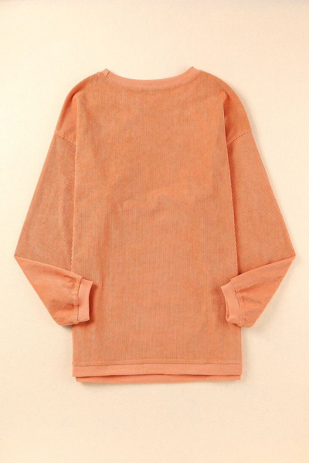 Ribbed Oversized Sweatshirt