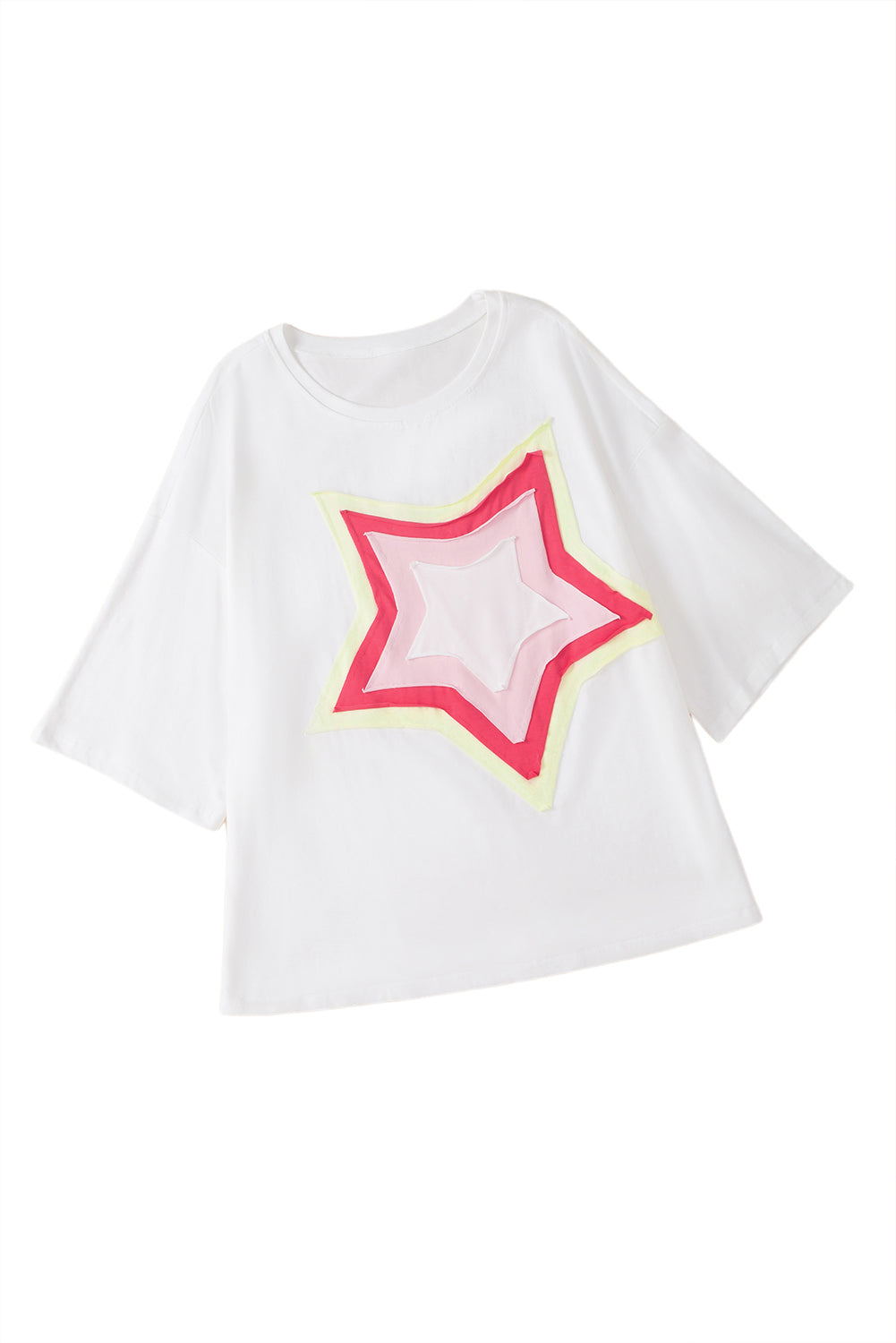 Star Half Sleeve Oversized Tee