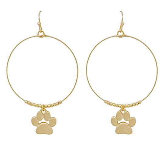 Paw Print Dangle