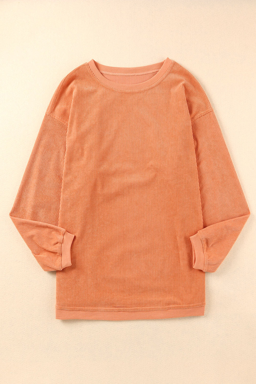 Ribbed Oversized Sweatshirt