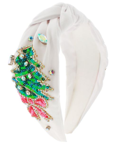 Christmas Tree Headband White