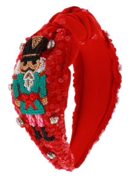 Christmas Nutcracker Headband Red