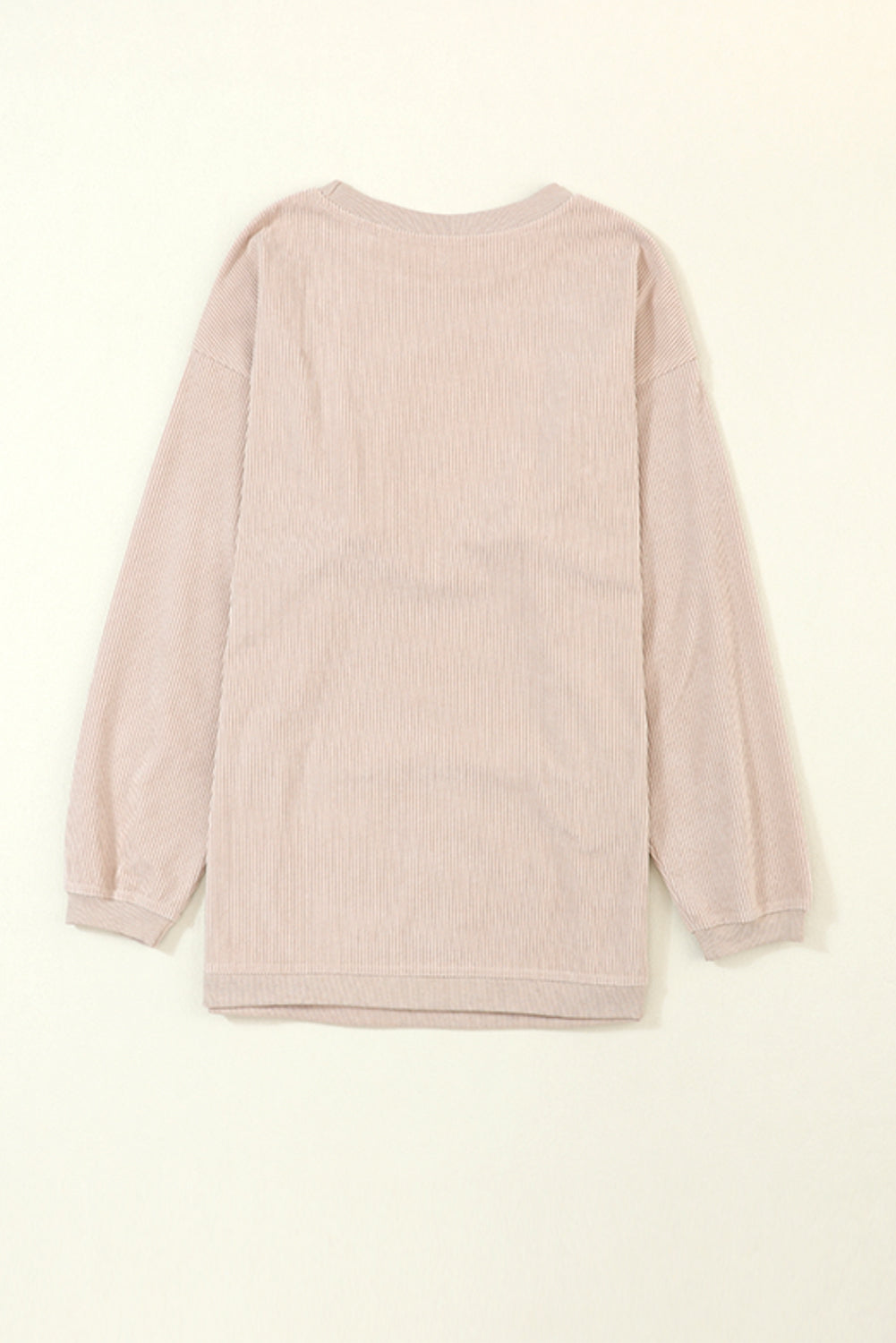 Ribbed Oversized Sweatshirt