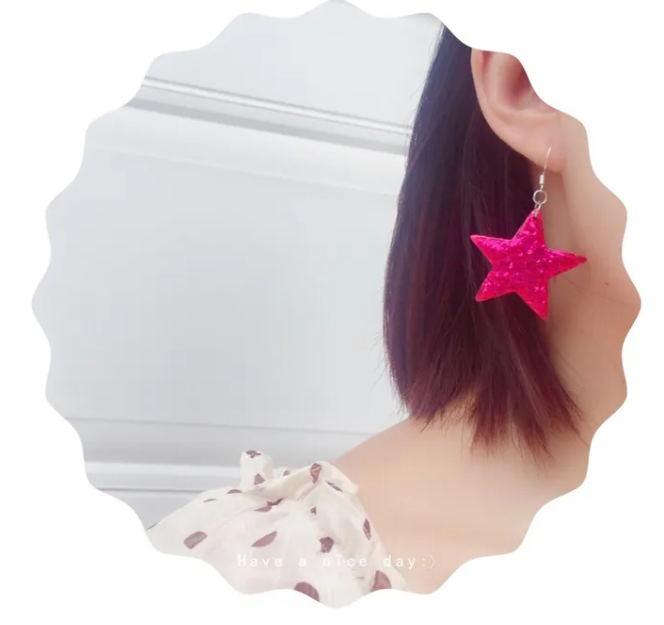 Star Resin Earrings