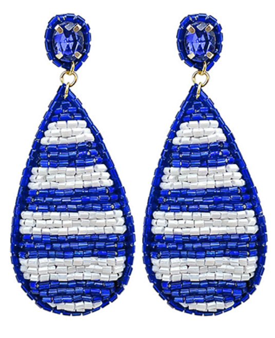 Stripe Pattern Earrings