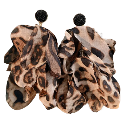 Bohemian Animal Print Earrings