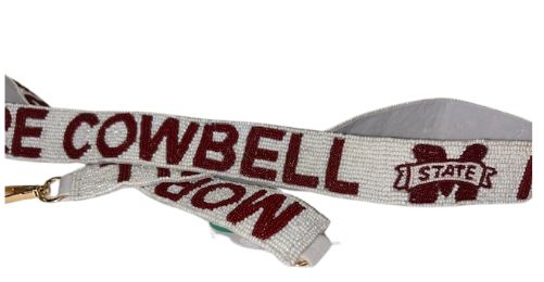 More Cowbell Beaded Purse Strap