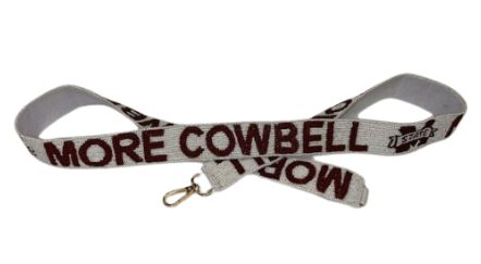 More Cowbell Beaded Purse Strap