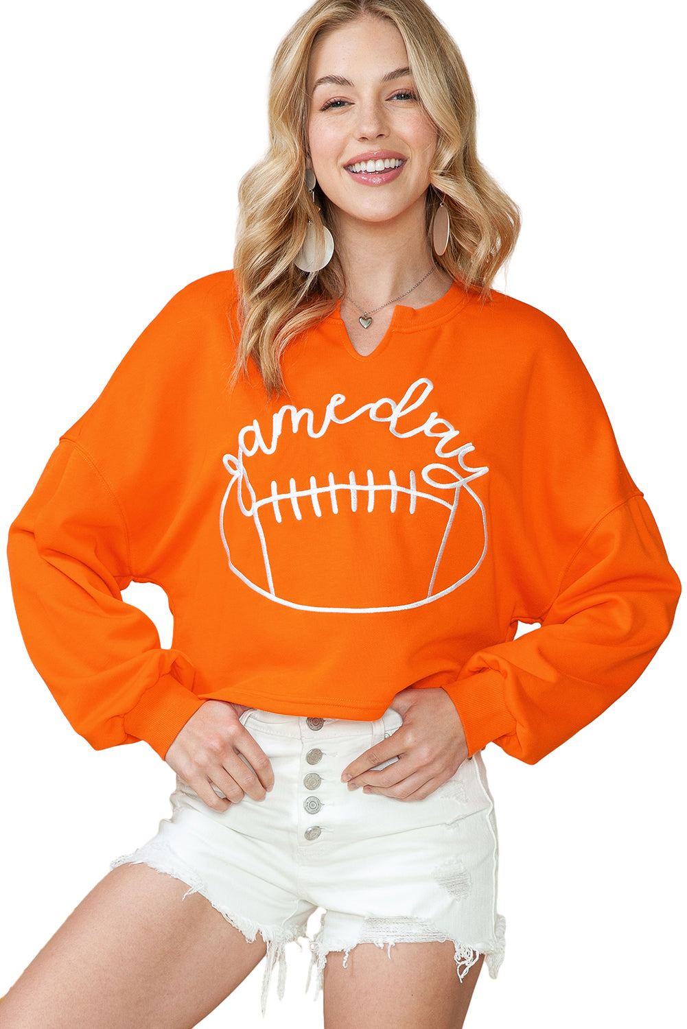 Game Day Cropped Sweatshirt