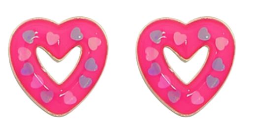 Valentine Donut Earrings