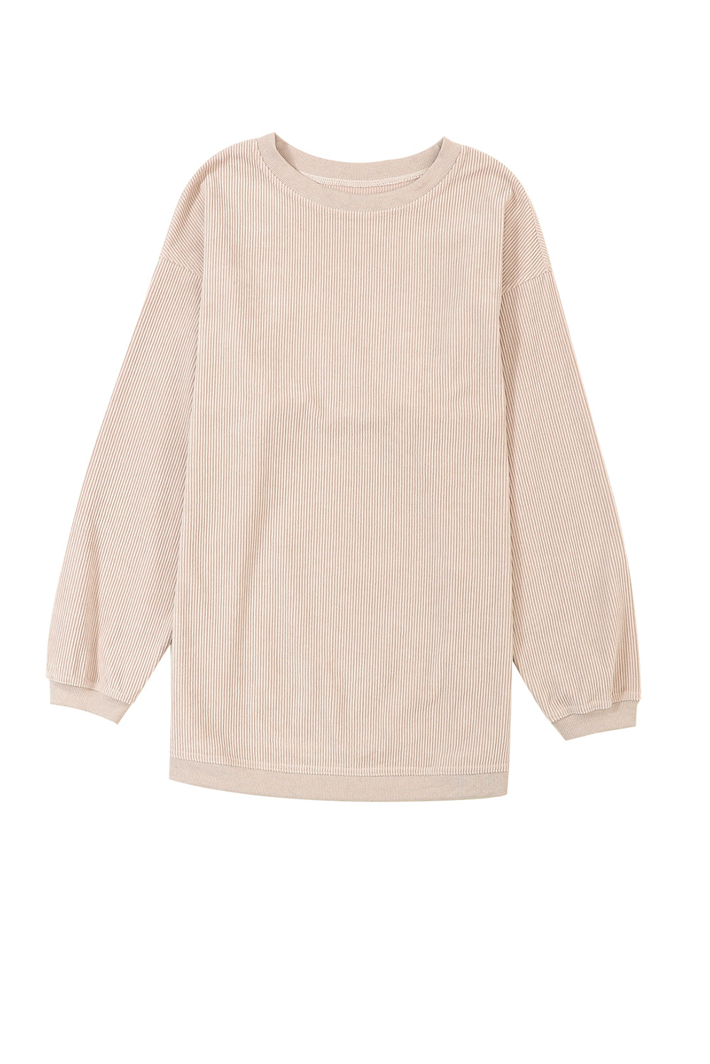 Ribbed Oversized Sweatshirt