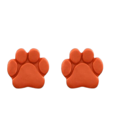 Clay Paw Studs