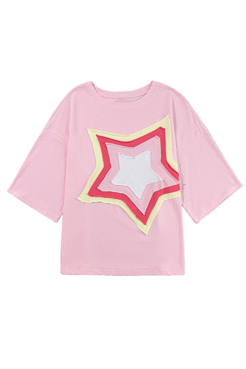 Star Half Sleeve Oversized Tee