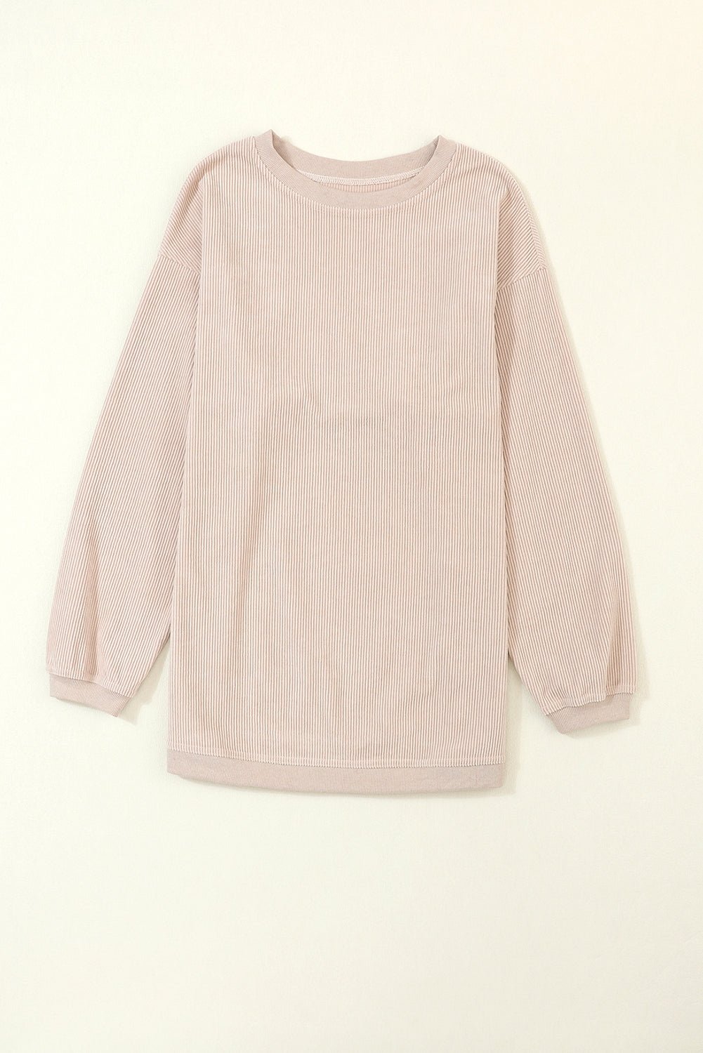 Ribbed Oversized Sweatshirt