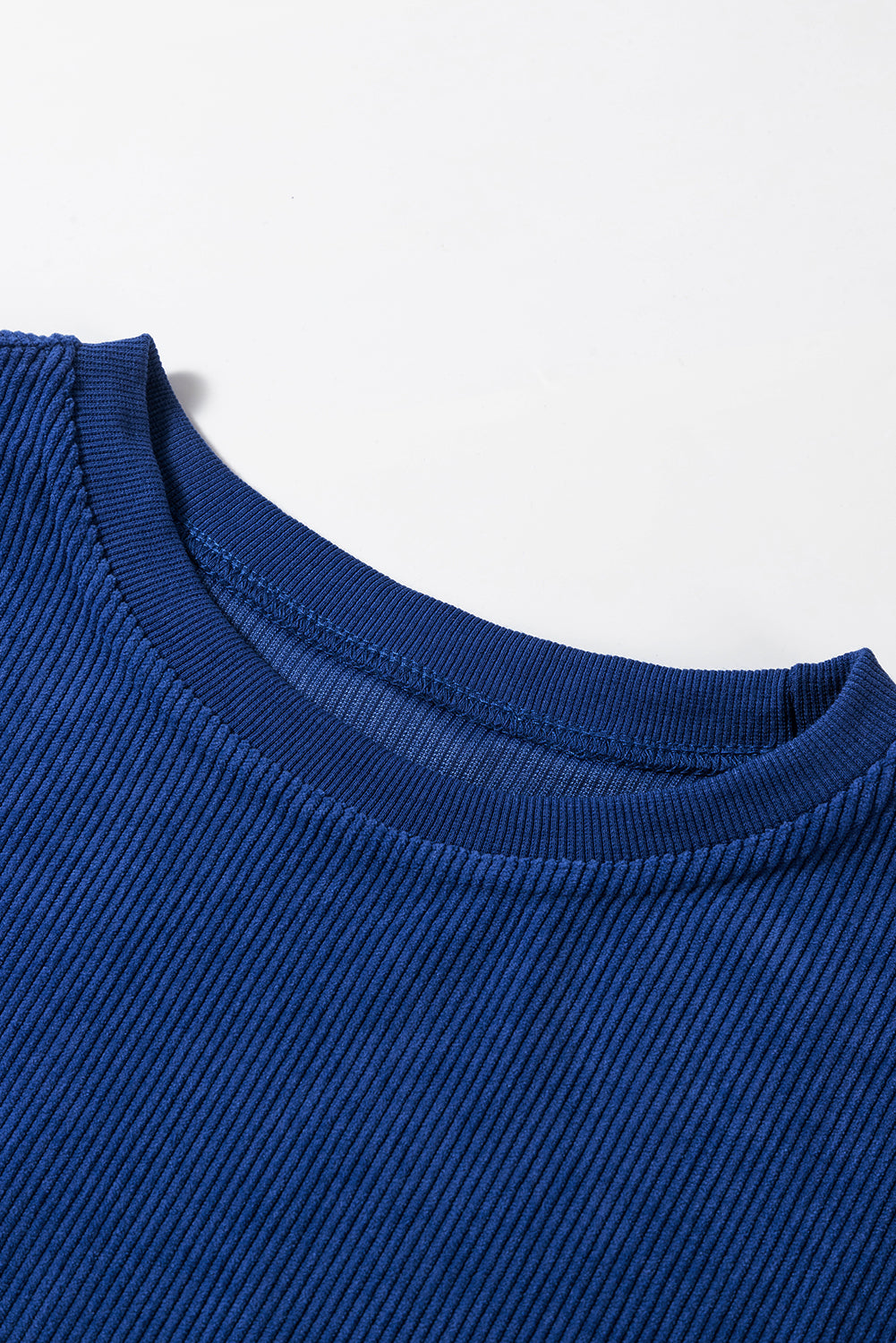 Ribbed Oversized Sweatshirt