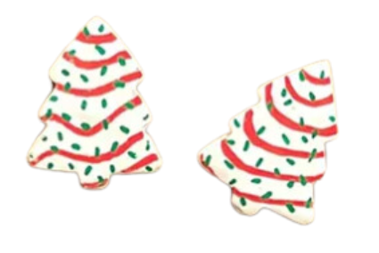 Mini Christmas Tree Studs