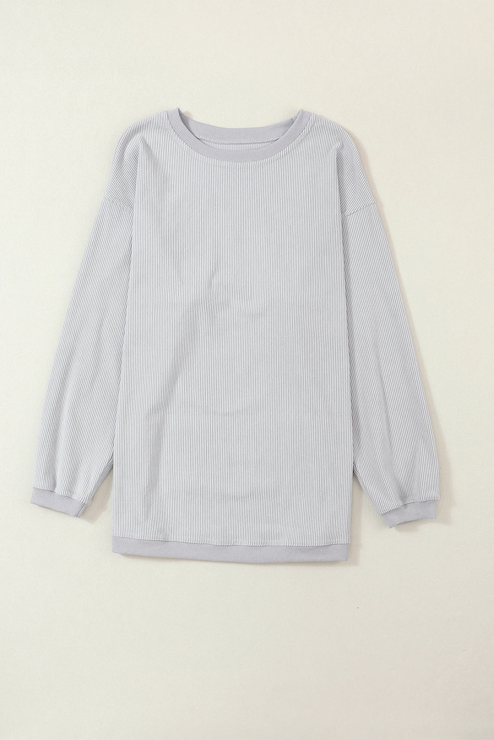 Ribbed Oversized Sweatshirt