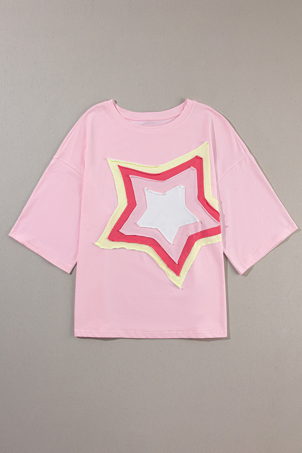 Star Half Sleeve Oversized Tee