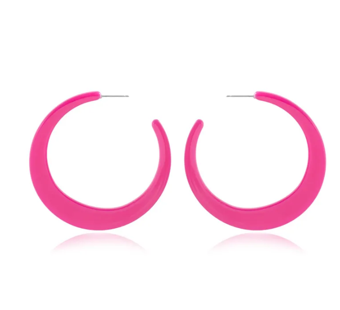 Retro Neon Hoops