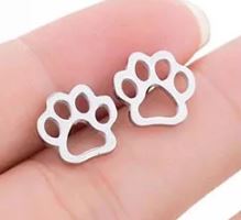 Paw Print Stainless Steel