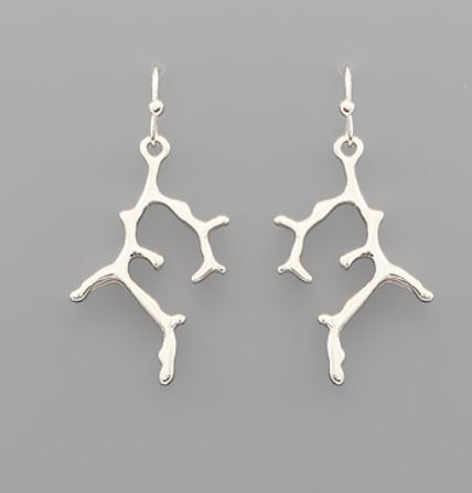 Roots Shape Earrings