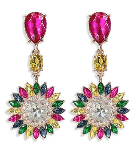 Crystal Statement Earrings