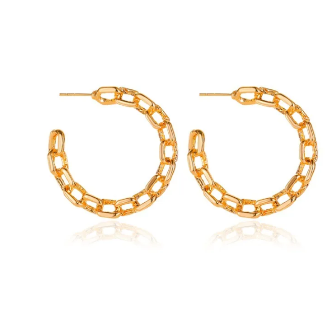 Retro Chain Link Hoops