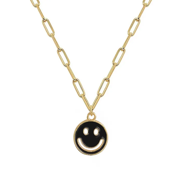 Smiley Face Necklace Small