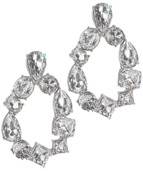 Crystal Teardrop Earrings