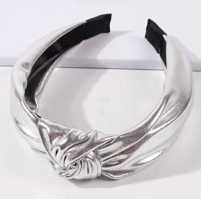 Metallic High Knot Headband