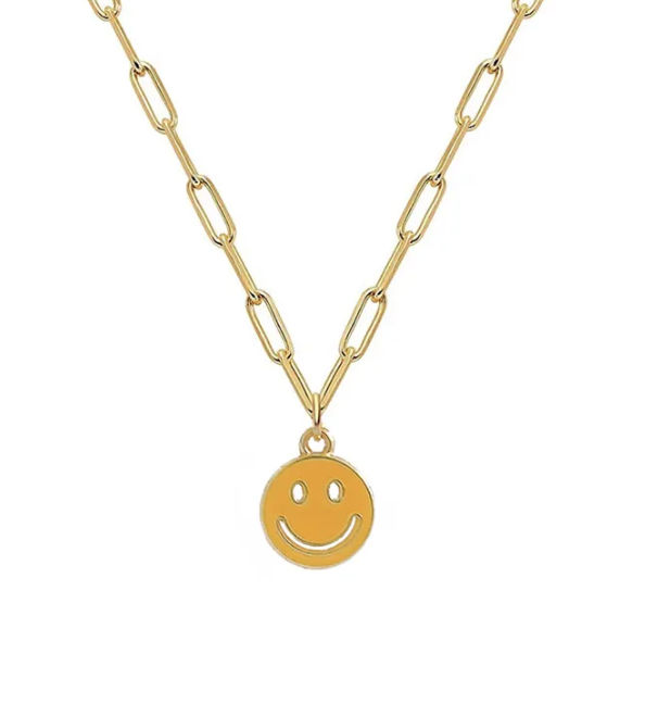 Smiley Face Necklace Small