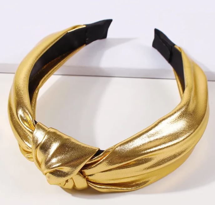 Metallic High Knot Headband