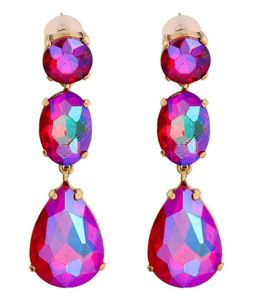 Rhinestone Drop Earrings