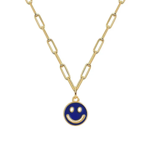 Smiley Face Necklace Small