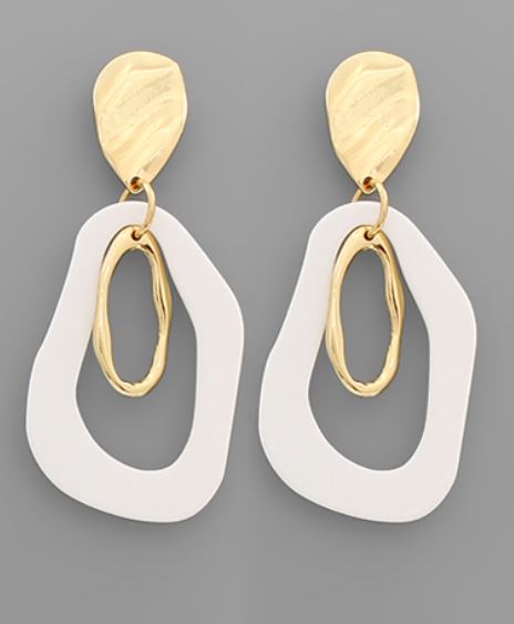 Geometric Dangle Earrings