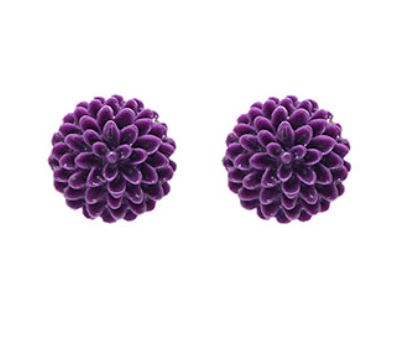 Dahlia Flower Studs