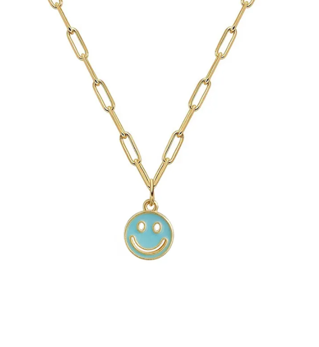 Smiley Face Necklace Small