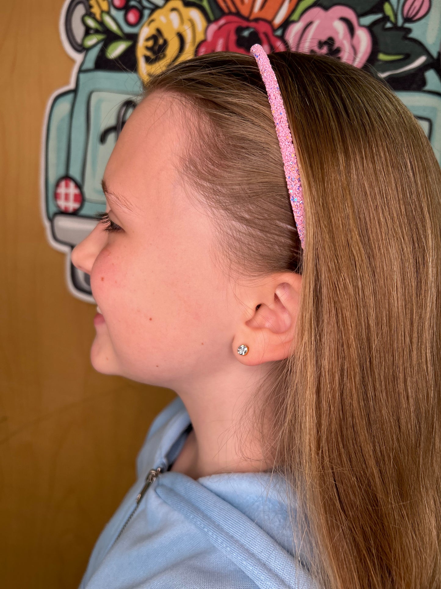 Multi Color Glitter Headband